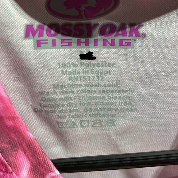 Mossy Oak Elements Tech moisture wicking,sun protection,crewneck,fishing logo - Picture 6 of 7